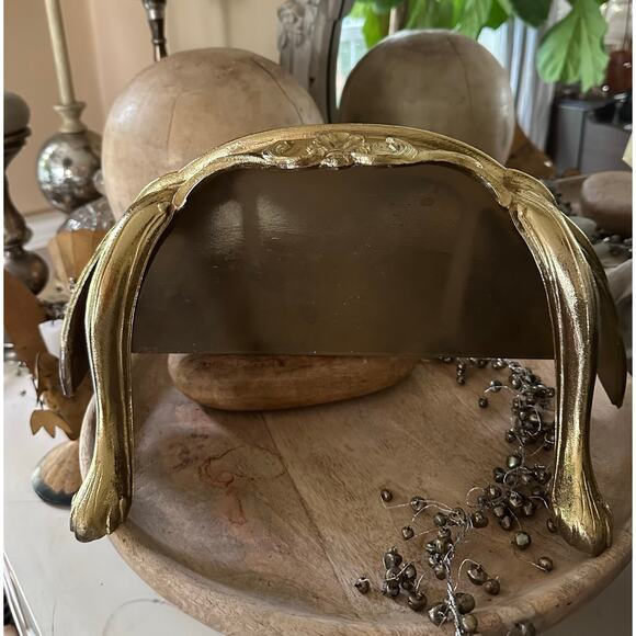 Vintage Gold Wall Shelf Metallic Decor Burwood sconce ornate Hollywood regency - Picture 10 of 16